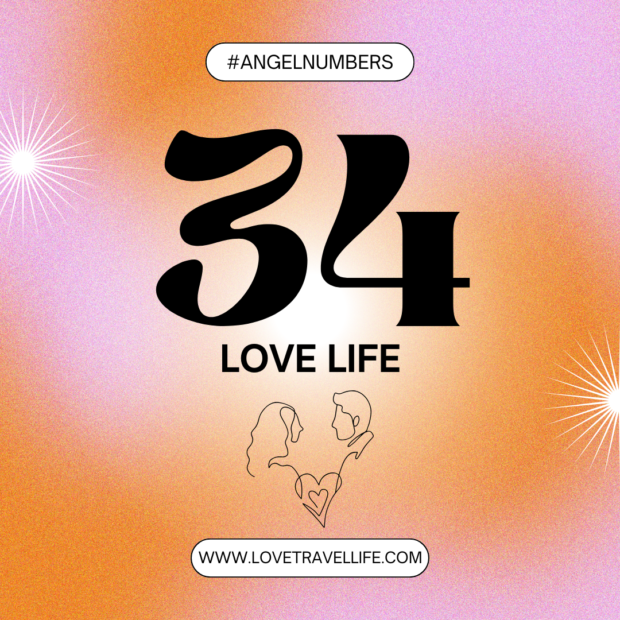Angel Numbers 34 for love